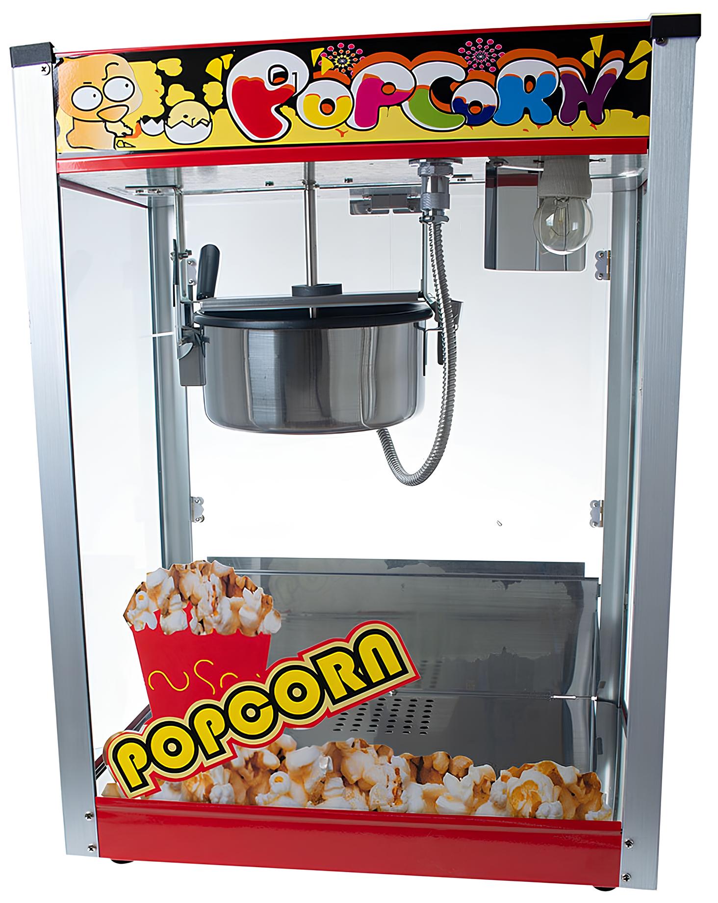 Аппарат для попкорна Hopert PRO-EB-801 — купить в Оборудование для фаст-фуд Hopert