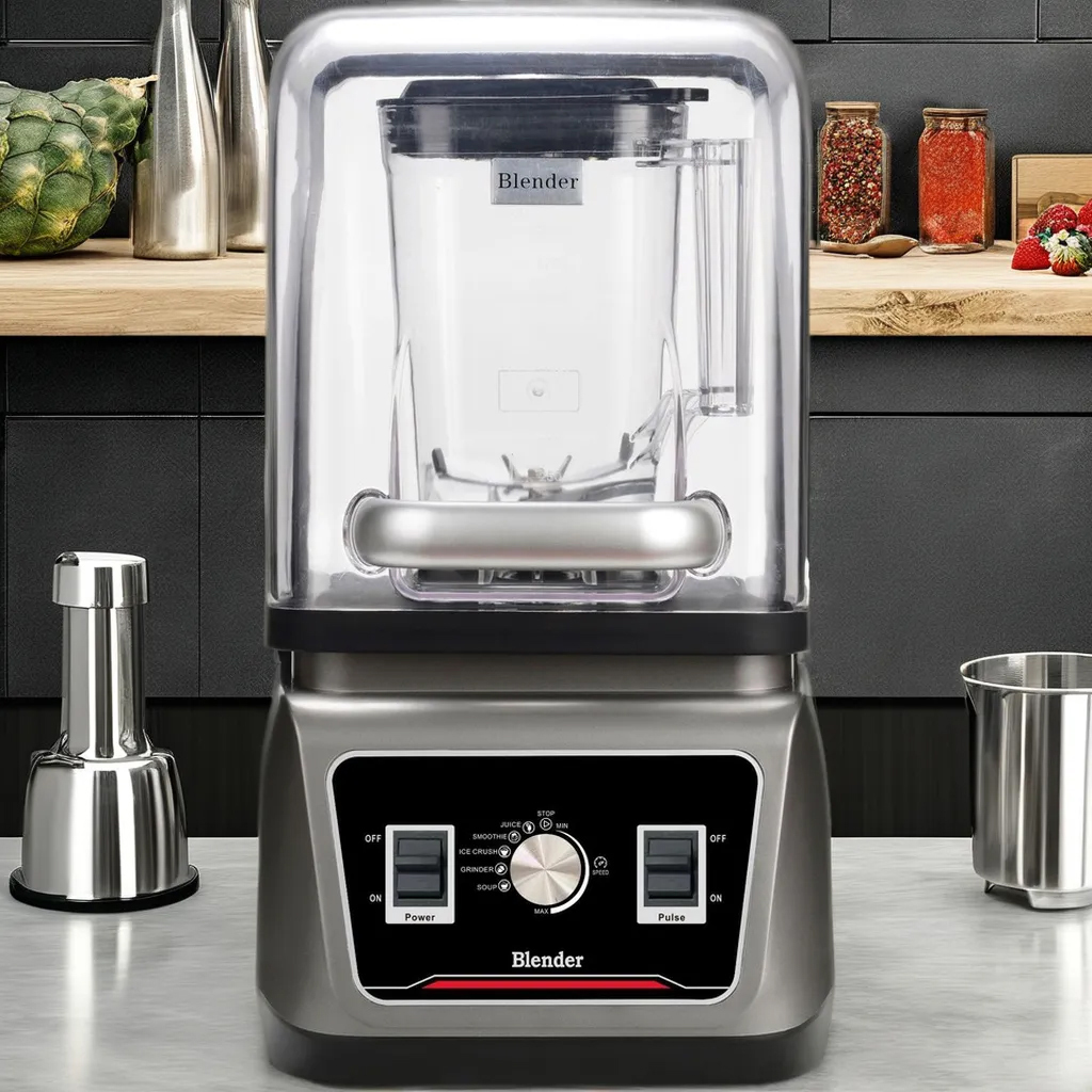 Блендер с шумоизоляцией Hopert PRO SF-820M механическая панель — купить в Барное оборудование Hopert