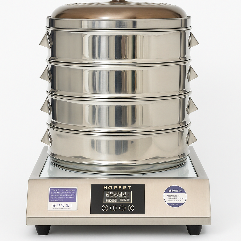 Пароварка Hopert PRO-S 31х31, 4 кВт + комплект подключения к водопроводу — купить в Пароварки и рисоварки Hopert