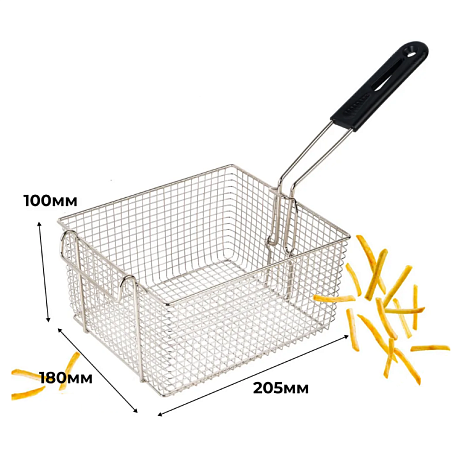 Корзина для фритюрницы Hopert DF6L 6л для моделей EF6 (толстая) (240х185х100)