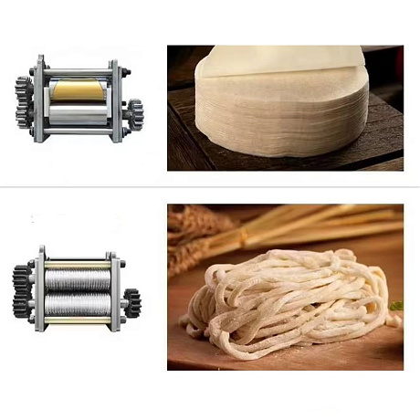 Тестораскатка-формователь Hopert TA-80 (пельменные круги 90мм + лапша 3мм)